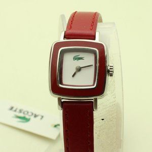Lacoste Red Genuine Leather Women's Watch